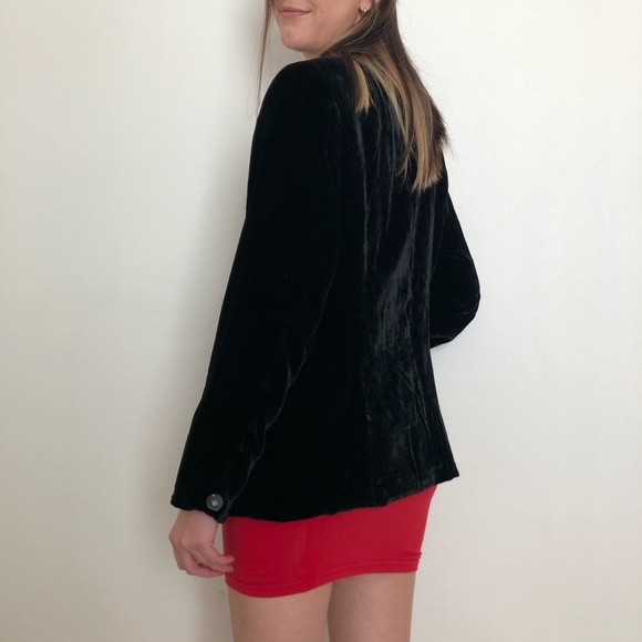 Vintage Silk Velvet Blazer, Alfred Dunhill - Picture 8 of 9